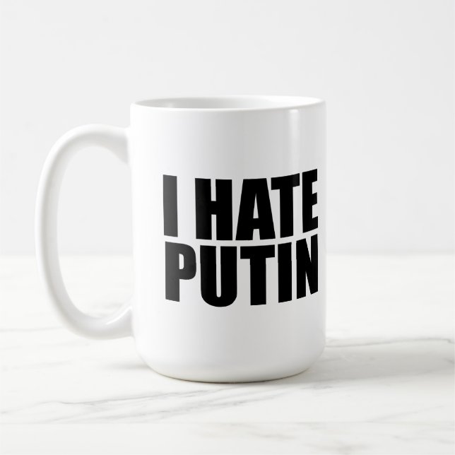Jag hatar Putin Kaffemugg (Vänster)