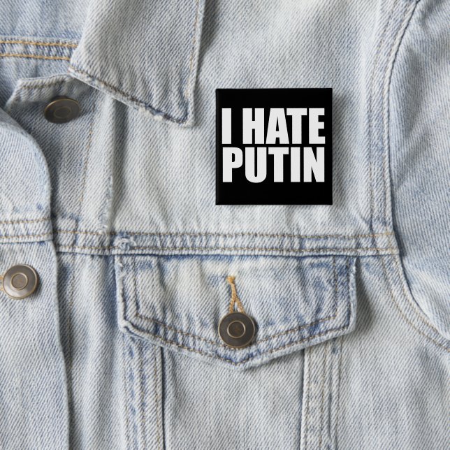 Jag hatar Putin Knapp (In Situ)