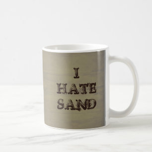 JAG HATAR rolig militär för SAND Kaffemugg