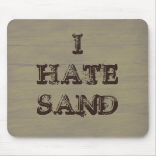 JAG HATAR rolig militär soldathumor för SAND Musmatta