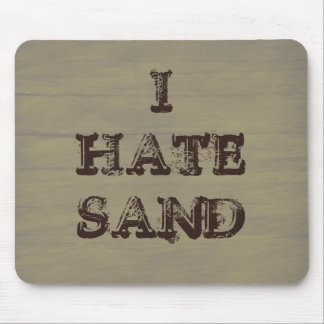 JAG HATAR rolig militär soldathumor för SAND Musmatta