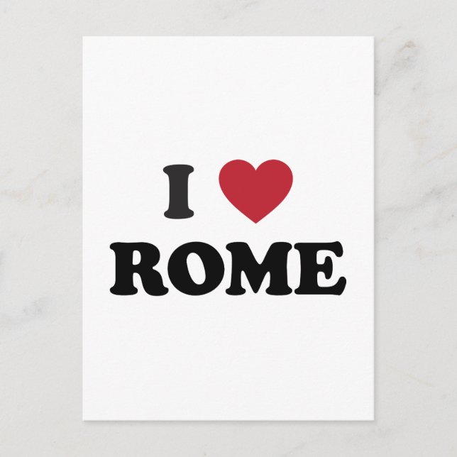 Jag hatar Rom-Italien Vykort (Framsida)