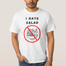 Jag hatar sallad t shirt