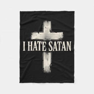 Jag hatar Satan Fleecefilt