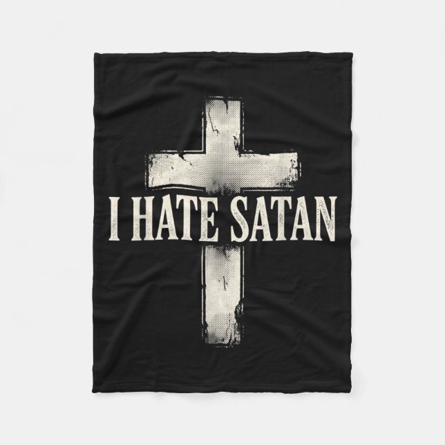 Jag hatar Satan Fleecefilt (Framsidan)