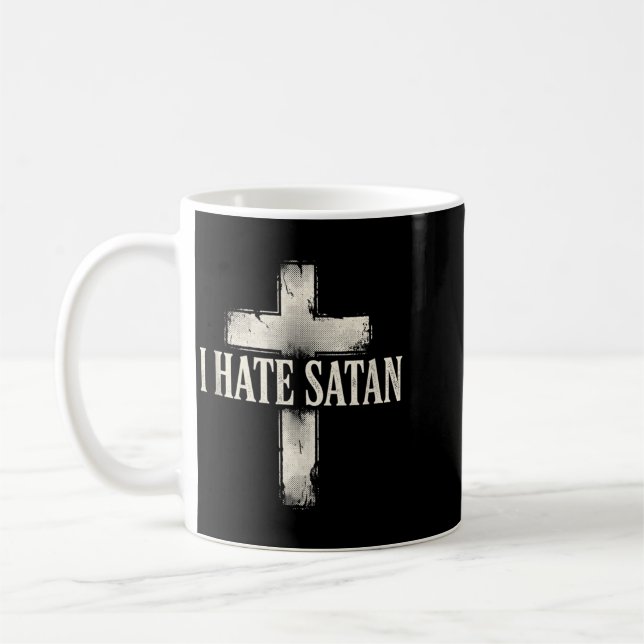 Jag hatar Satan Kaffemugg (Vänster)