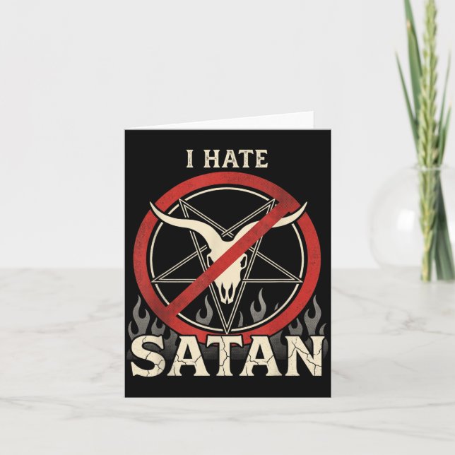 Jag hatar Satan Kort (Framsida)