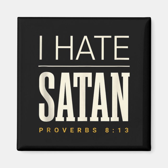Jag hatar Satan Magnet (Framsidan)