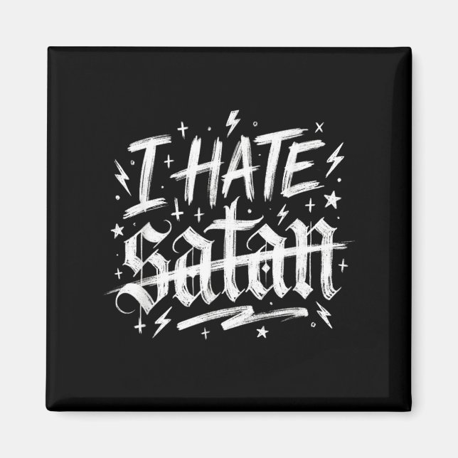 Jag hatar Satan Magnet (Framsidan)