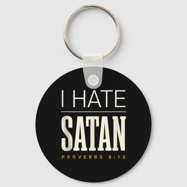 Jag hatar Satan Nyckelring (Framsida)