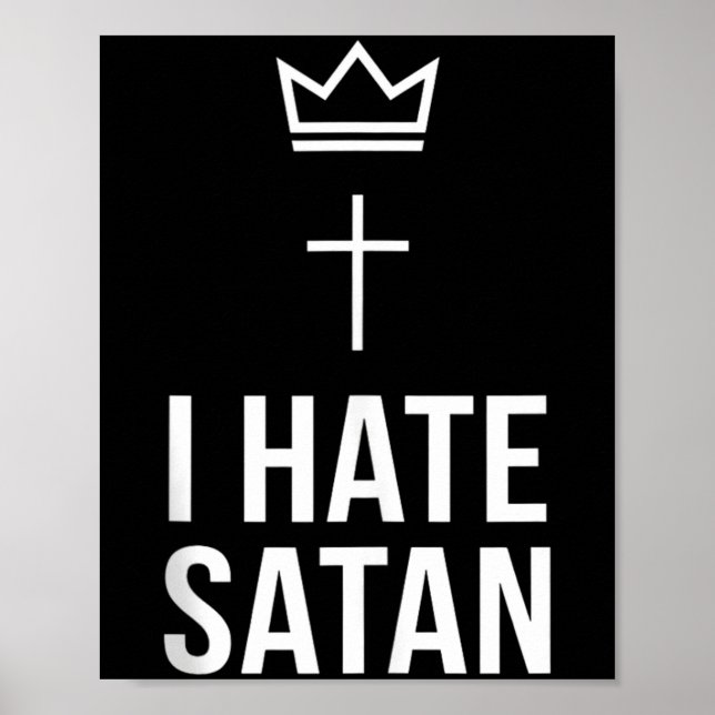 Jag hatar Satan Poster (Framsidan)