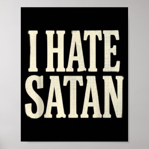 Jag hatar Satan Poster
