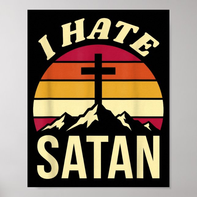 Jag hatar Satan Poster (Framsidan)