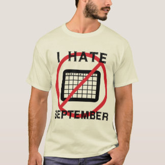 Jag hatar september t shirt