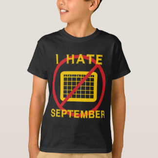 Jag hatar september t shirt