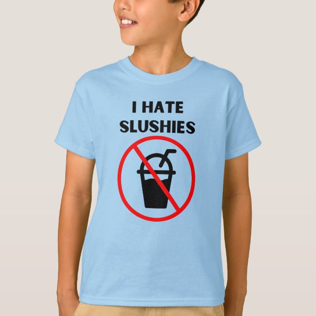 Jag hatar snedstreck t shirt (Framsida)