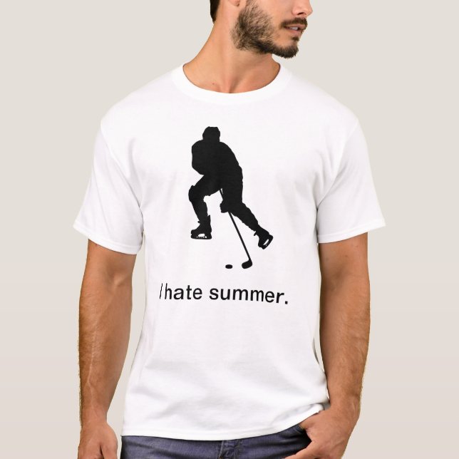 Jag hatar sommar t-shirt (Framsida)