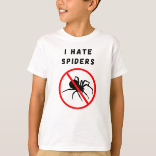Jag hatar spindlar t shirt