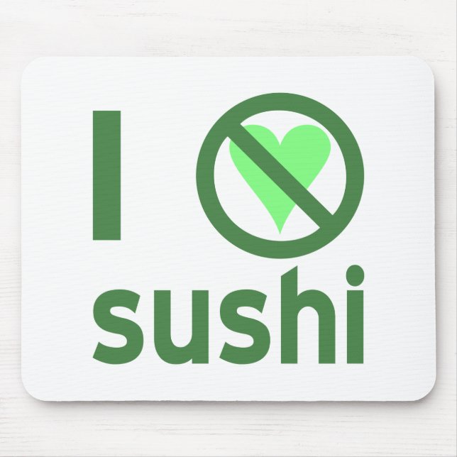Jag hatar sushi musmatta (Framsidan)
