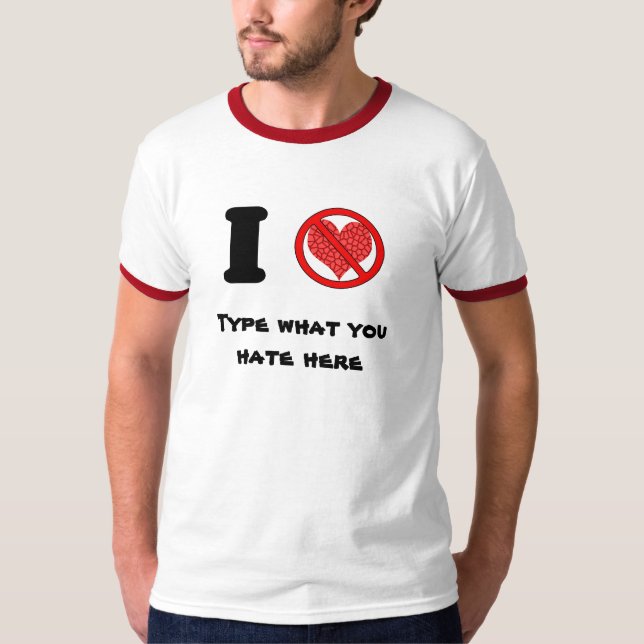 Jag hatar Tom T-Shirt (Framsida)