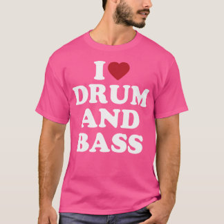Jag hatar trumma och bass t shirt