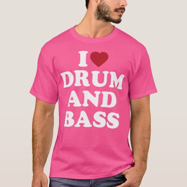 Jag hatar trumma och bass t shirt (Framsida)