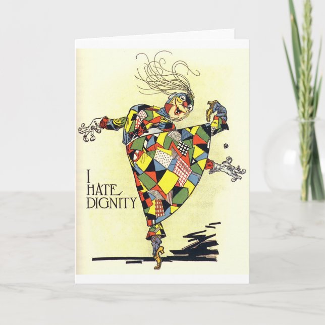 Jag hatar värdighetkortet kort (Framsida)