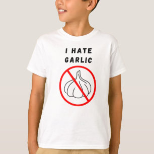 Jag hatar vitlök t shirt
