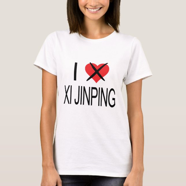JAG HATAR Xi Jinping Tee Shirt (Framsida)