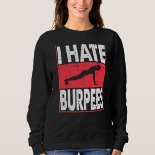 Jag Hate Burpees Gym Workout Fitness Gym Bodybuild T Shirt
