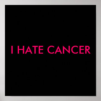 JAG HATE CANCER POSTER