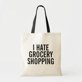 Jag Hate Livsmedel Shopping Tote Bag Tygkasse