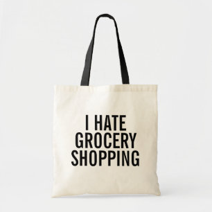 Jag Hate Livsmedel Shopping Tote Bag Tygkasse