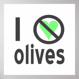 Jag Hate Olife Black Poster