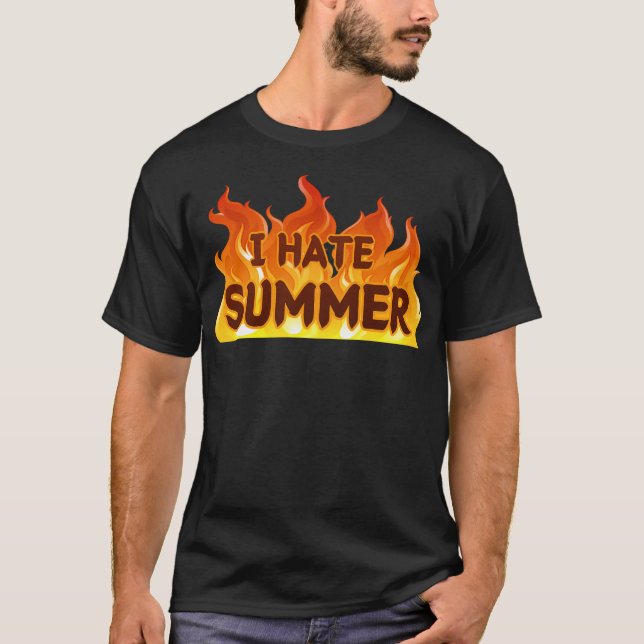 Jag Hate Summer T Shirt (Framsida)