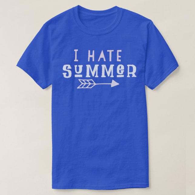 Jag Hate Summer T Shirt (Design framsida)