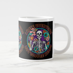 Jag Hatrar Alla Kaffe Hjälper Kaffeälskare Gåvor Jumbo Mugg
