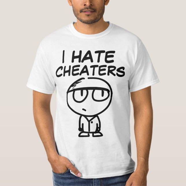 JAG HATTAR CHEATER T-Shirts (Framsida)