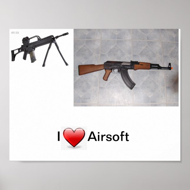 Jag Heart Airsoft Poster (Framsidan)