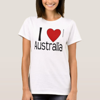 Jag Heart Australia Shirt T Shirt