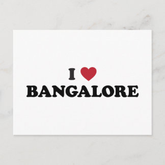 Jag Heart Bangalore India Vykort