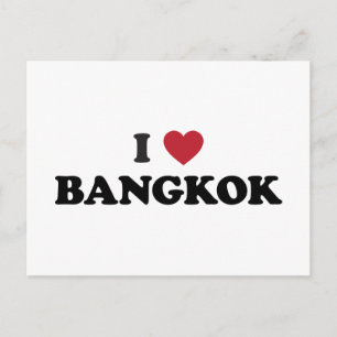 Jag Heart Bangkok Thailand Vykort