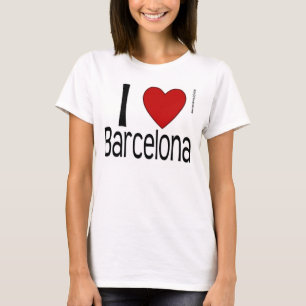 Jag Heart Barcelona Shirt Tee Shirt