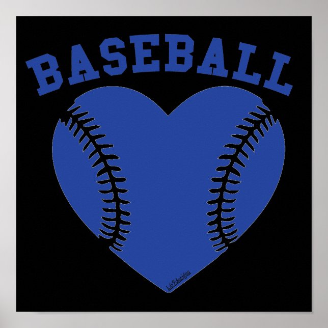 JAG HEART BASEBALL POSTER (Framsidan)