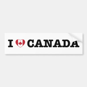 JAG Heart Canada Bildekal
