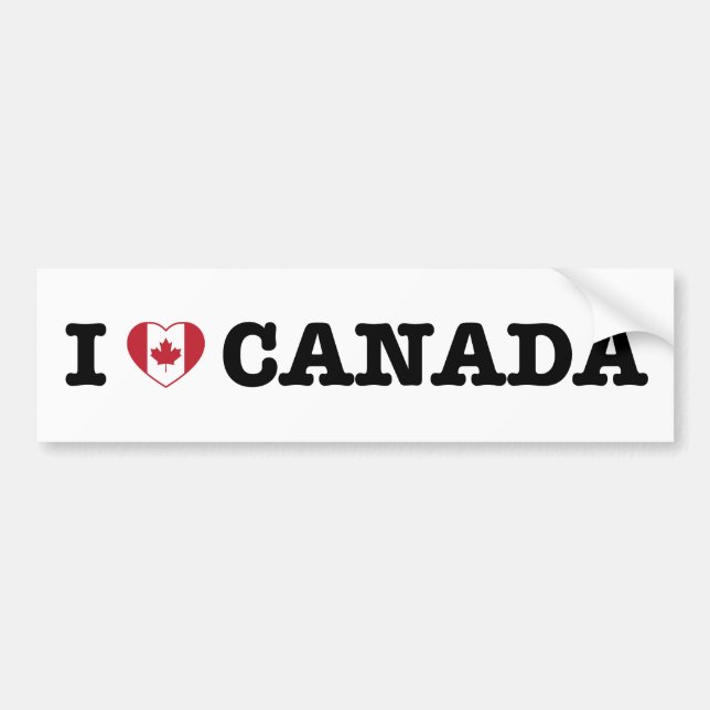 JAG Heart Canada Bildekal (Framsidan)