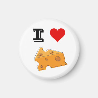 Jag Heart Cheese Magnet