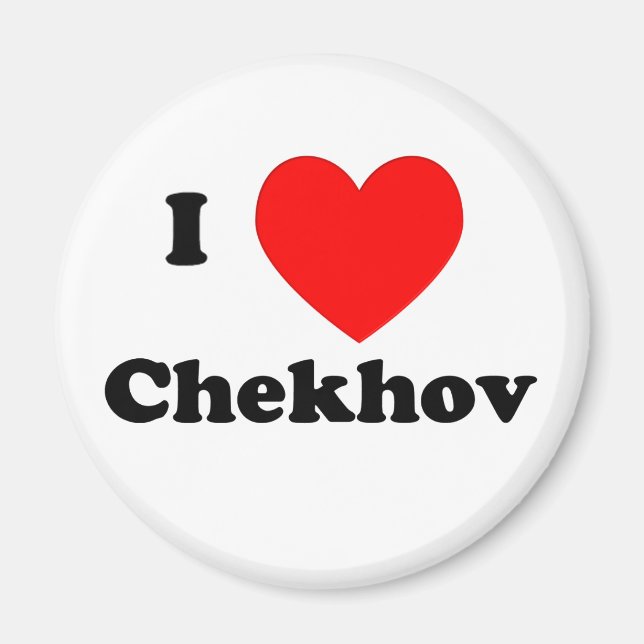 Jag Heart Chekhov Magnet (Framsidan)