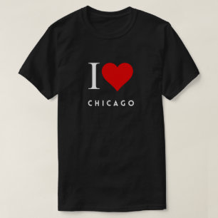 Jag Heart Chicago blk Manar T Shirt