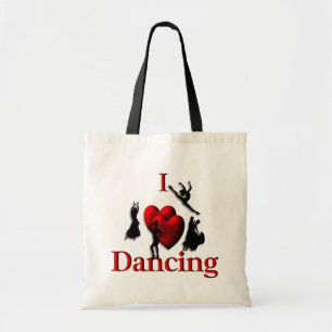 Jag Heart Dancing Tygkasse